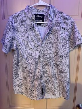 Boys Disney RSVLTS Button Up XL